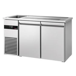 منضدة البار PREMIUM - 1550x700mm - 2 أبواب للعربات الحرارية