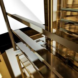 Roterende elektrische bakkerij heteluchtoven met stoomfunctie - Touch - 6x EN 600x400 - incl. pizzaoven, afzuigkap & rijskast