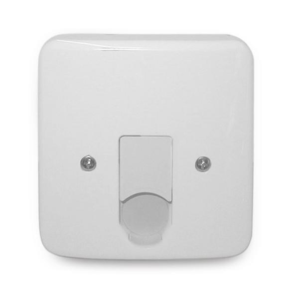 Prise de sécurité pour gaz encastrée - 80x14x80mm - 0,5bar - Boîtier en plastique - Norme CE