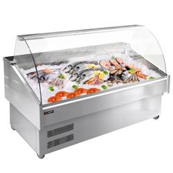Visvitrine - 1875x880mm - gebogen ruit