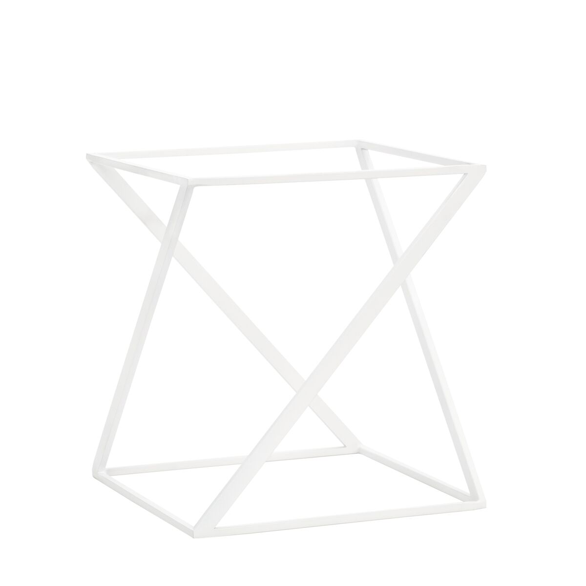 Présentoir buffet / étagère - blanc - incl. 1 bol en mélamine - rectangulaire