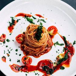 Spagetticsipesz - ollós - ergonomikus kialakítás - Hosszúság: 20 cm - rozsdamentes acél