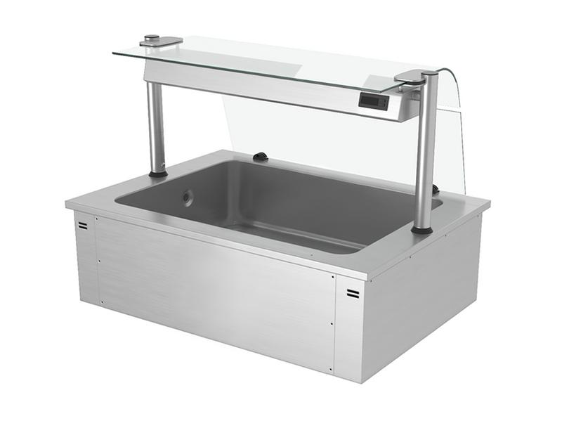 Cuve réfrigérée encastrable - 1135mm - 3x GN 1/1 - 130L