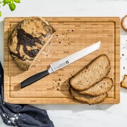 (1 piece) ZWILLING | GOURMET Utility Knife Serrated – 13 cm Blade - For Bread, Tomatoes & More