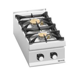 Fogão a gás de mesa - 16,0kW - 2 queimadores