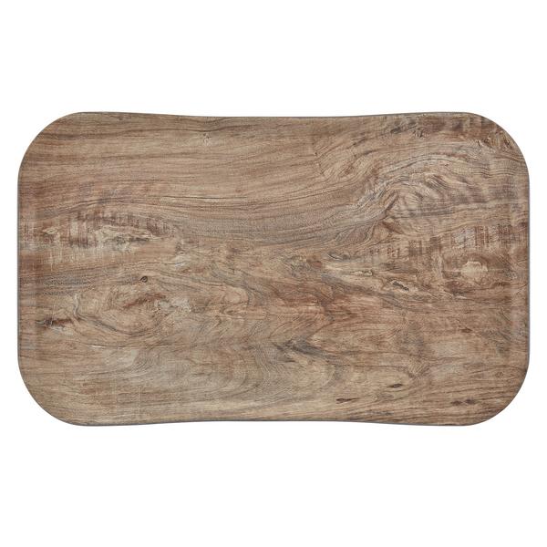 (12 pezzi) CAMBRO | CENTURY™ - Vassoio in fibra di vetro - GN 1/1 - Effetto legno d'ulivo chiaro - liscio