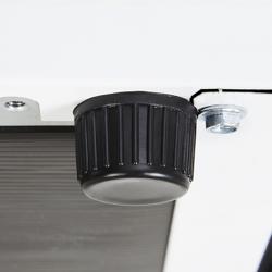 GASTRO-COOL | Frigorífico de bar - 540mm - 130 litros - com 1 porta de vidro - Branco