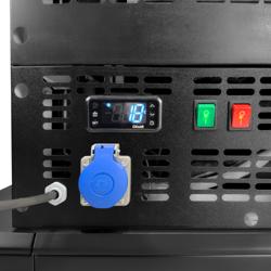 Chłodziarka barowa - 110L- 820mm - oświetlenie LED - sterowanie elektroniczne - cyfrowy wyświetlacz temperatury - 2–12°C