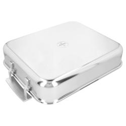 DEMEYERE | Industry 5 Roasting Pan – 390×330 mm Rectangular, XL Oven Only – Roasting Rack Included – 18/10 Stainless Steel