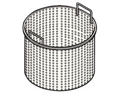 Mand LORENZO 900 - Ø560x(H)370mm | GN 1/1 - korrosiebestendige legering | temperatuur­bestendig - voor kookketels - passend voor kookketel 150 liter