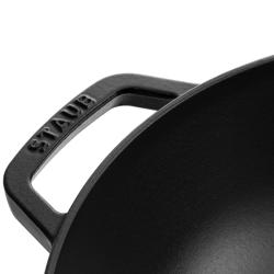 STAUB | SPECIALITIES - Wok mit Glasdeckel - Ø 300mm - Gusseisen - Schwarz