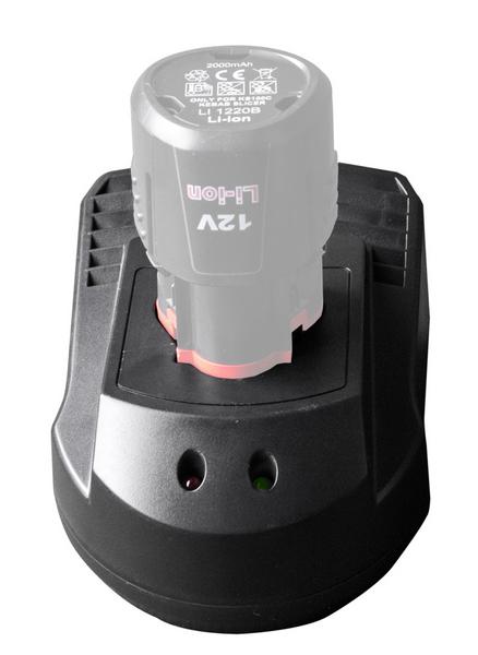 Station de recharge pour batterie pour couteau électrique à kebab - Plastique - 140x200x100mm - pour AKKS100C - incl. sans batterie