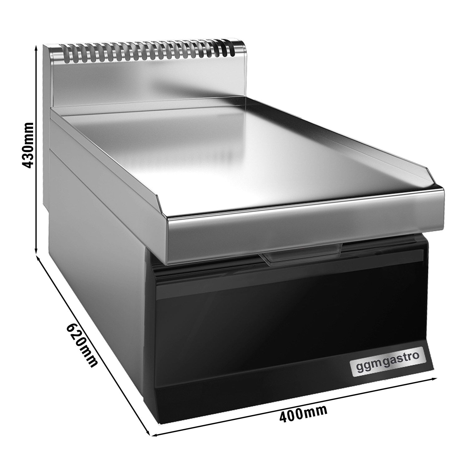 Élément neutre – 400 mm – avec tiroir – 1 × GN 1/1 ou 2 × GN 1/2