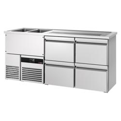 Barkylbänk PREMIUM - 1950x700 mm - 4 lådor