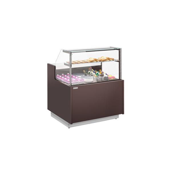 Gebaksvitrine RIGA - 1058x990mm - 103 liter - met 1 deur - met 2 legroosters