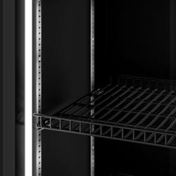 Drankenkoelkast - 590mm - 330L - 1 glasdeur - LED-interieurverlichting - zwart - UK-stekker