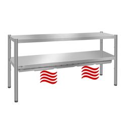 Isıtmalı Çalışma Tezgahı PREMIUM 1800x370mm - 2 Katlı - Yükseklik 725mm