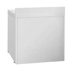 Koelwerkbank PREMIUM PLUS - 978x700mm - 230 liter - met 2 glazen deuren - opstand