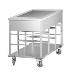 Carrello termico a bagnomaria - 2,5 kW - 3x GN 1/1