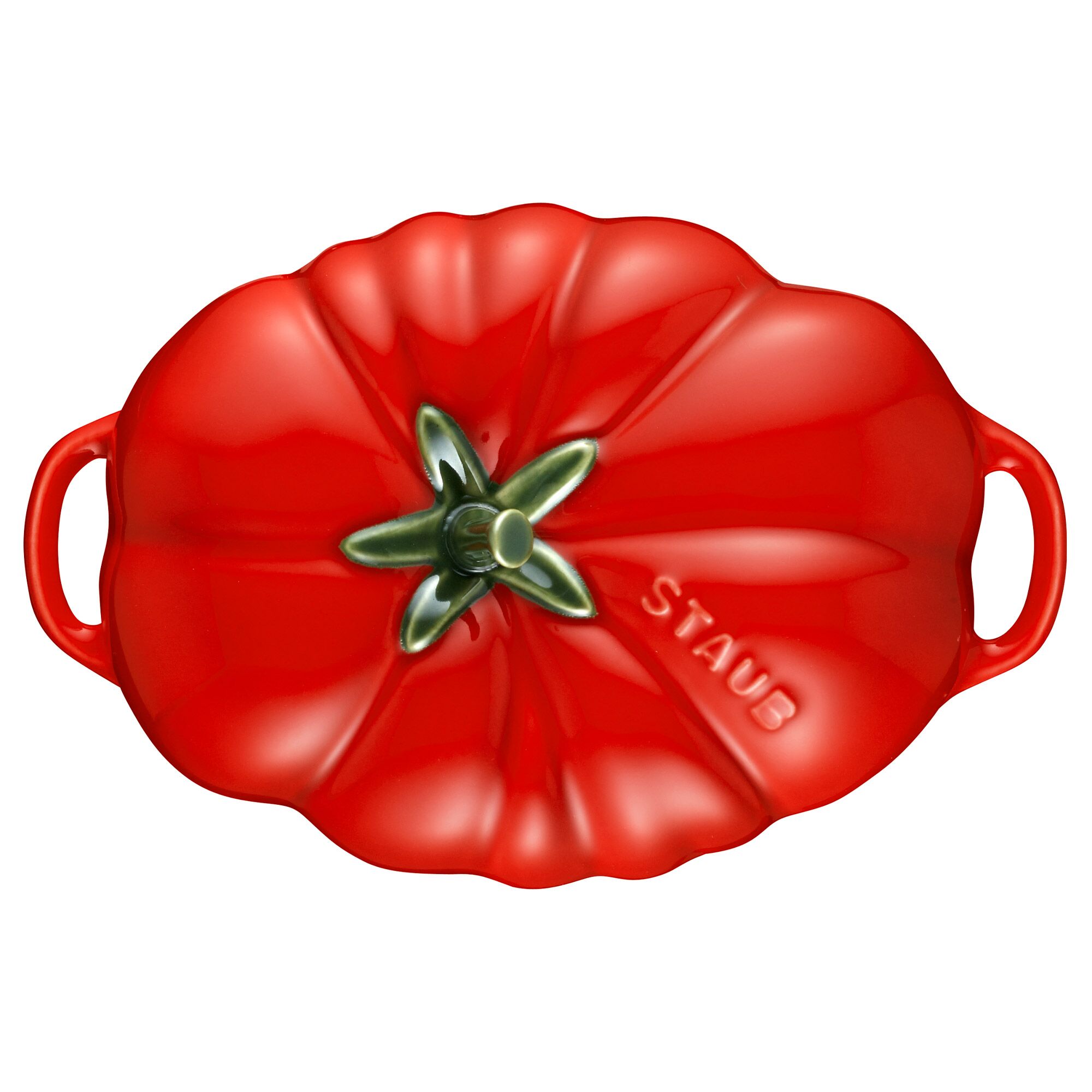 STAUB | CERAMIQUE - Cocotte - Forme Tomate- Ø 160mm - Céramique - Rouge cerise