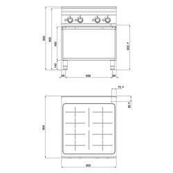 Cucina a induzione - 28 kW
