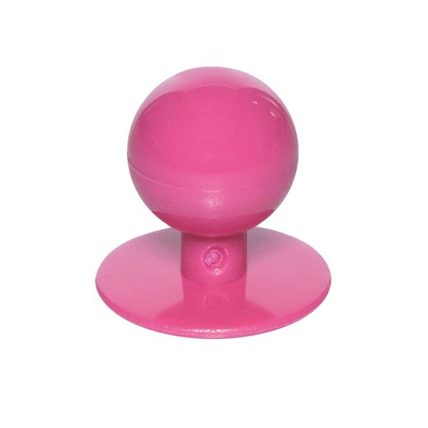 (12 pcs) Ball Knobs - Pink