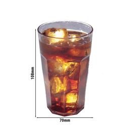 (36 Stück) CAMBRO | LAGUNA - Trinkbecher - 236ml - BPA-Frei - Transparent