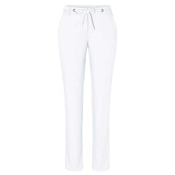 (6 stuks) KARLOWSKY | Dames Modern Stretch Chino Broek - Wit - Maat: 34
