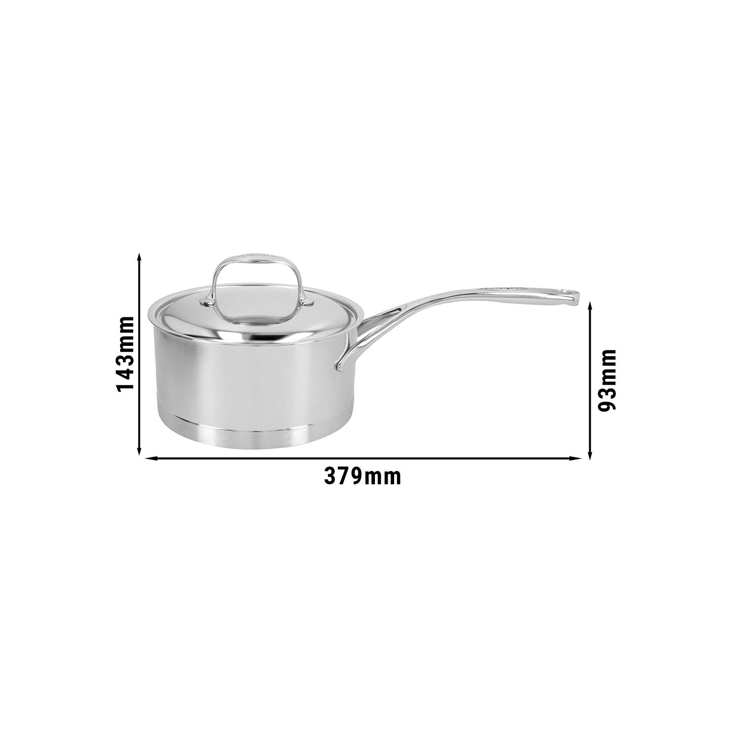 DEMEYERE | ATLANTIS 7 - Casserole avec couvercle - Ø 180mm - inox