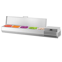 Opzetkoelvitrine Premium PLUS - 1493x413mm - 5x GN 1/3