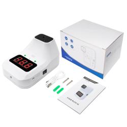 Infraroodthermometer - Digitaal - met temperatuuralarm - 0°C tot 100°C / 32°C tot 42°C - incl. standaard