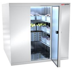 Aluminium L‑Shaped Cold Room Shelving Set – Depth 360 mm - 600 kg load - 1671x893x1685 mm