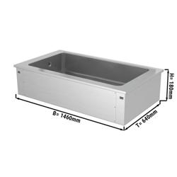 Ugrađena posuda za led - 1,5 m - 4x GN 1/1