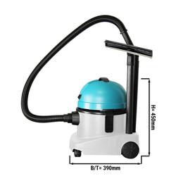Commercial Wet & Dry Vacuum Cleaner - 1250W - 15L