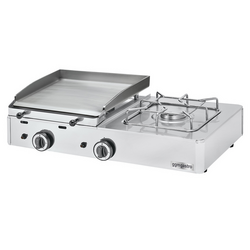 Plancha grill a gas - 0,82 m - incluida cocina de gas