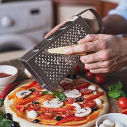 Box Grater HEAVY DUTY - Height: 241mm - 4 Sided - Stainless Steel