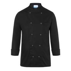 KARLOWSKY | bluza kucharska Basic - Czarny - Rozmiar: S