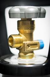 Bombona de dióxido de carbono CO² - com tubo de sifão - 10kg - para congelador de copos GVIC2 - atinge temperaturas até −79°C