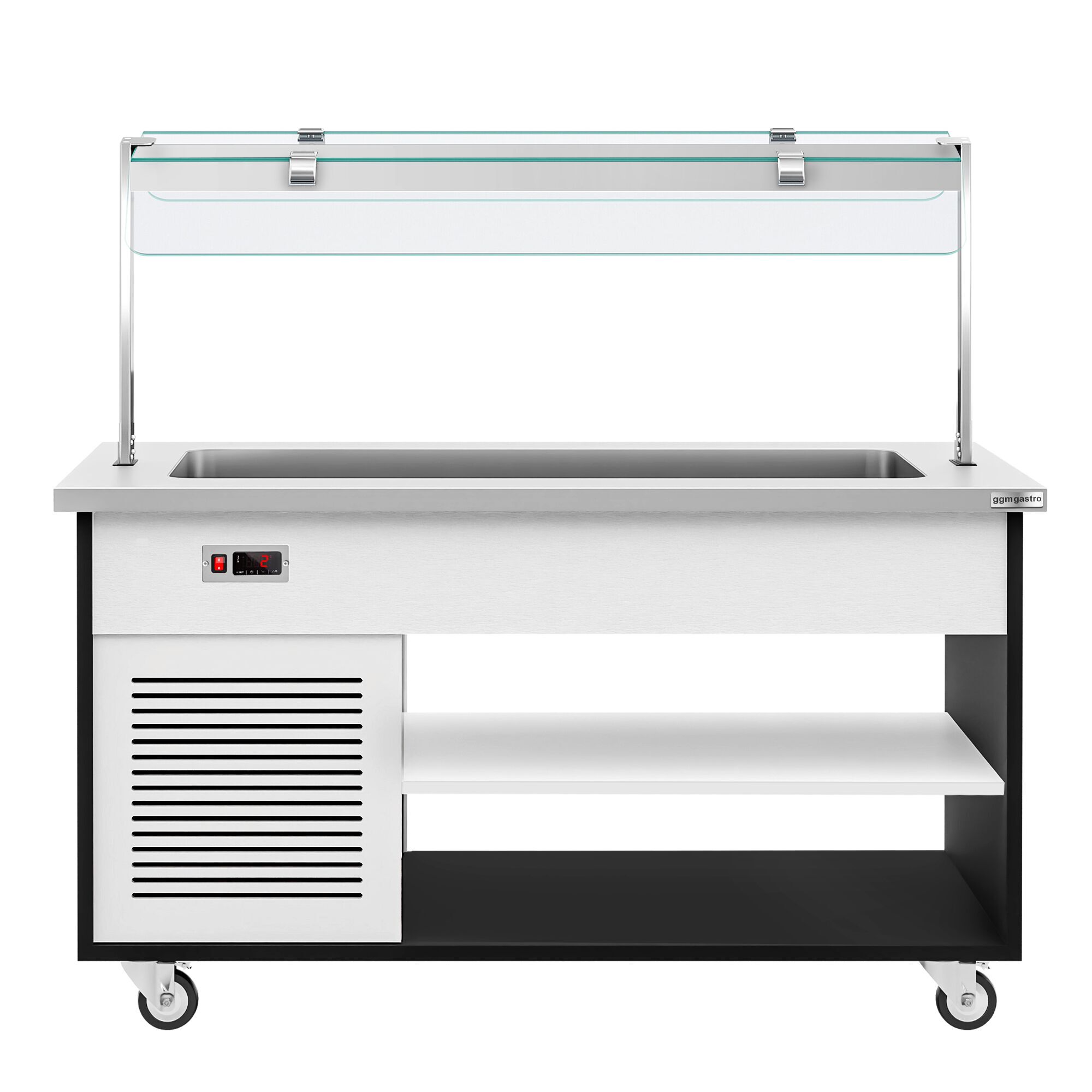 Buffet réfrigéré DANZIG - 1600mm - 4 bacs GN 1/1