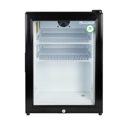 GASTRO-COOL | Minibár fagyasztó - 51 literes - 1 üvegajtóval - fekete