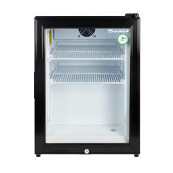 GASTRO-COOL | Minibar-Tiefkühlschrank - 51 Liter - mit 1 Glastür - Schwarz