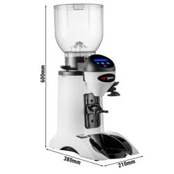 Moulin à café – 2 kg – 77 dB – Avec dosage automatique – Blanc
