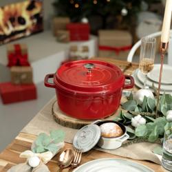 STAUB | LA COCOTTE - Kookpot - Ø 220mm - Gietijzer - Kersenrood