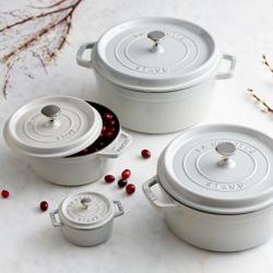 STAUB | LA COCOTTE - Kookpot - Ø 180mm - Gietijzer - Witte truffel