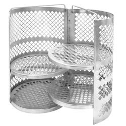 Kosz do frytownicy ze stali nierdzewnej - 33L - 230x230x325mm - do frytkownica ciśnieniowa - kompatybilny z EHFMC33 - 1kg