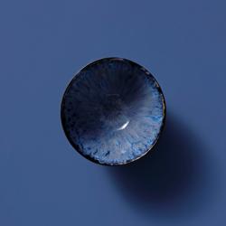 (4 pcs) Dessert Bowl - Lester - Stoneware - round - Ø 150mm - Blue