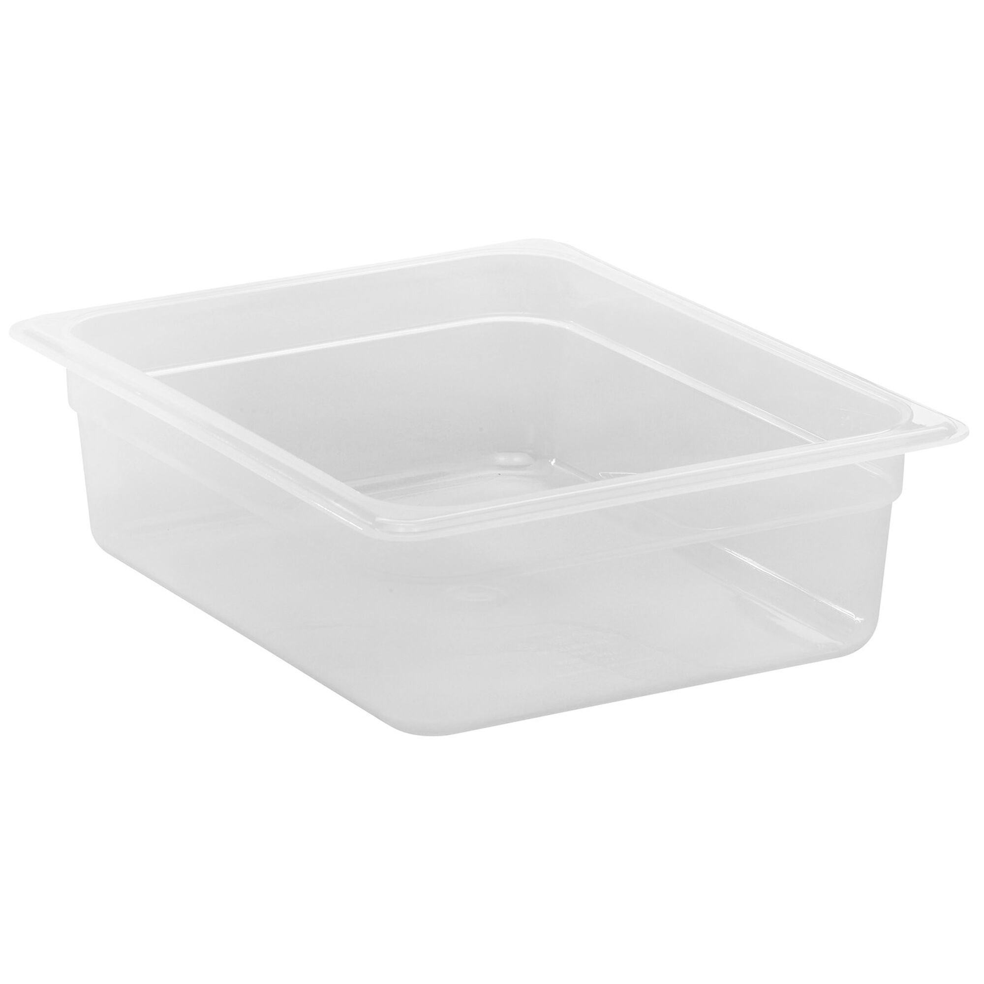 (6 pièces) CAMBRO | Contenants GN 1/2 en polypropylène – laiteux – hauteur : 100 mm         