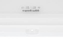 (6 ks) Polypropylenové GN víko GN 1/4 - výška: 14 mm - 265x162 mm - mléčné