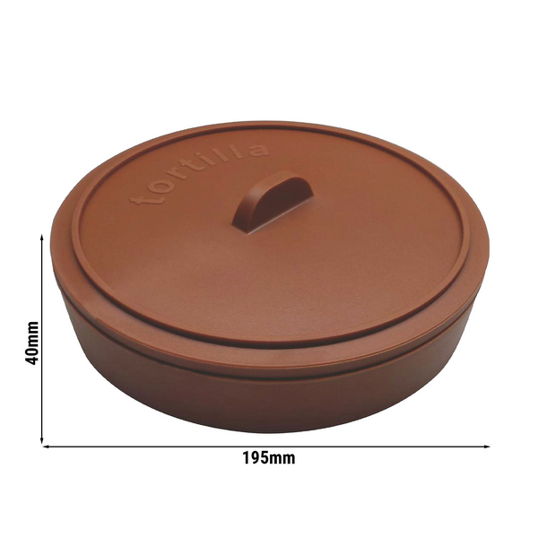 Recipiente de tortilla - com tampa
