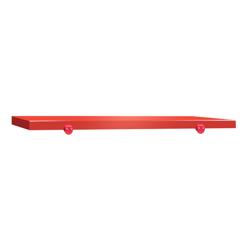 Snijplaat voor werktafel - 1200x600mm - Dikte: 40mm - HACCP-conform - HDPE 500 - Rood - Antislipvoetjes - Vaatwasmachinebestendig